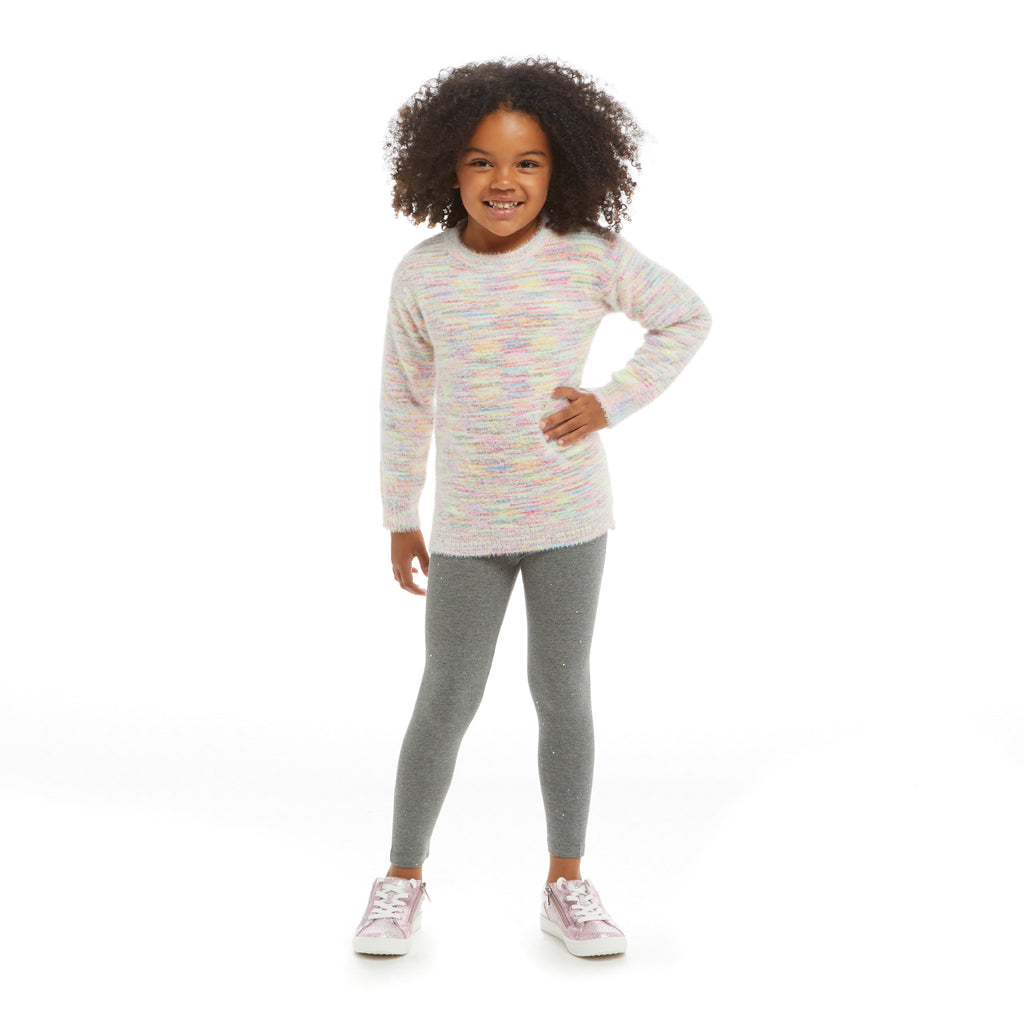 Multicolor Sweater And Legging Set  | Pink - Andy & Evan