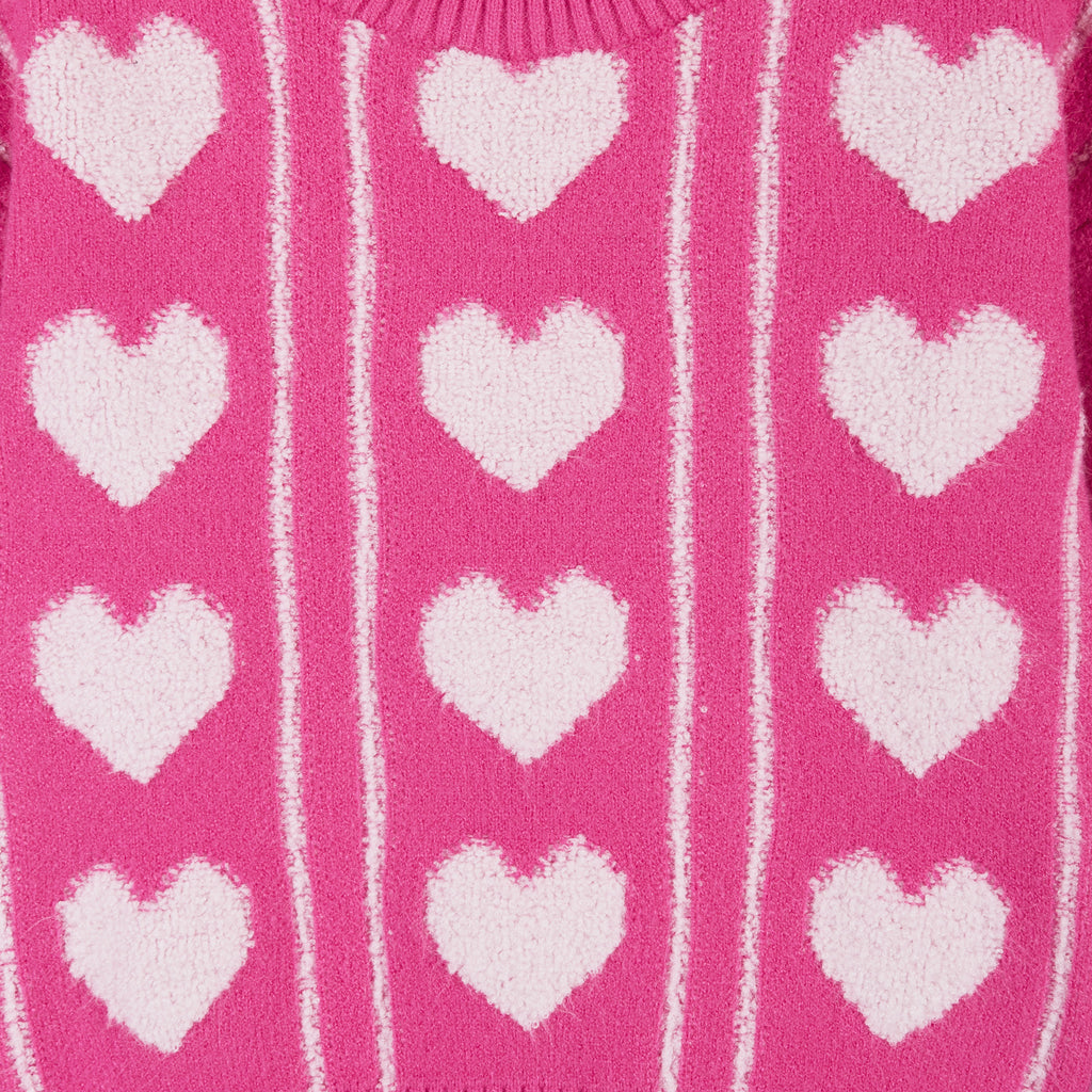 Infant Heart Sweater & Legging Set  | Pink - Andy & Evan
