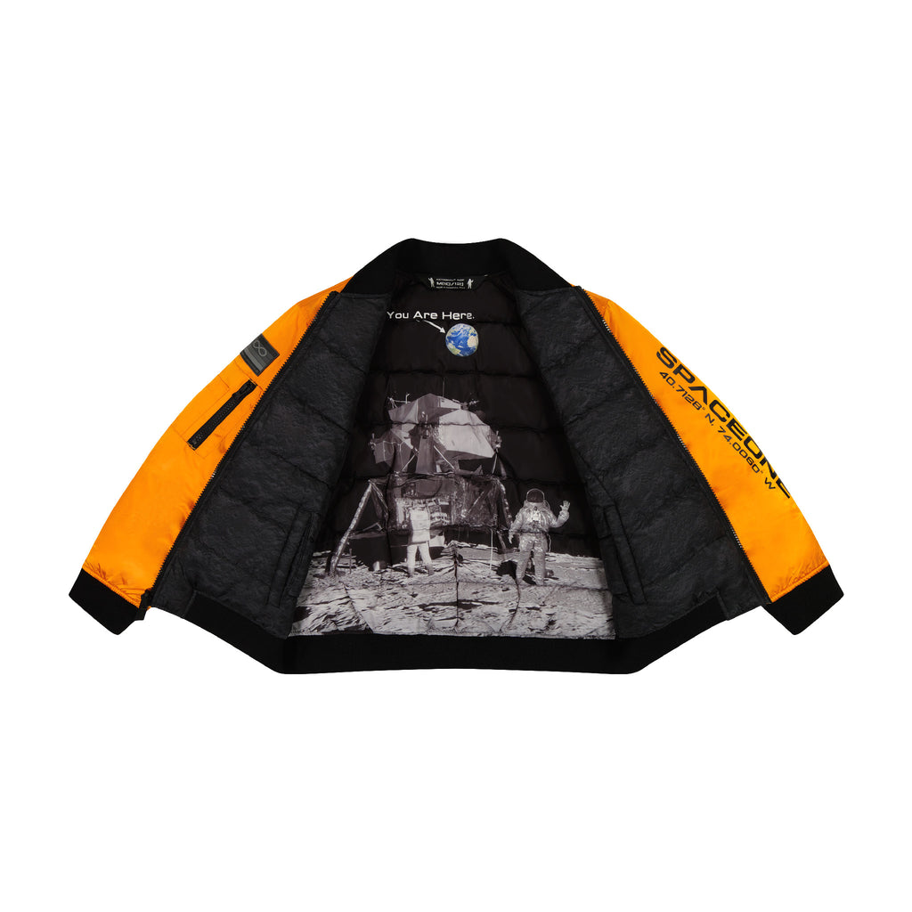 SPACEONE x Andy & Evan® | Reversible Bomber Jacket | Orion Orange - Andy & Evan