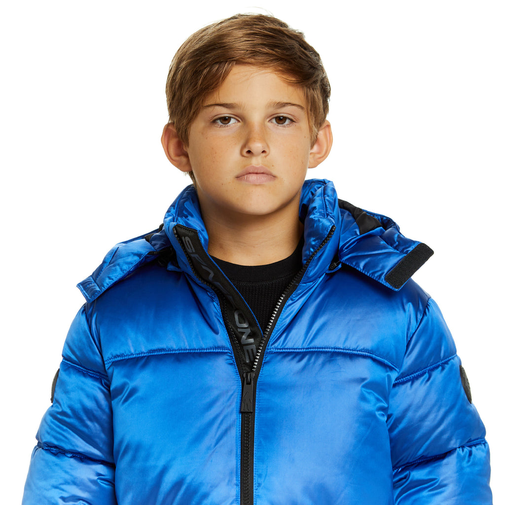 SPACEONE x Andy & Evan® | Galactic Puffer Jacket | Astronaut Blue - Andy & Evan