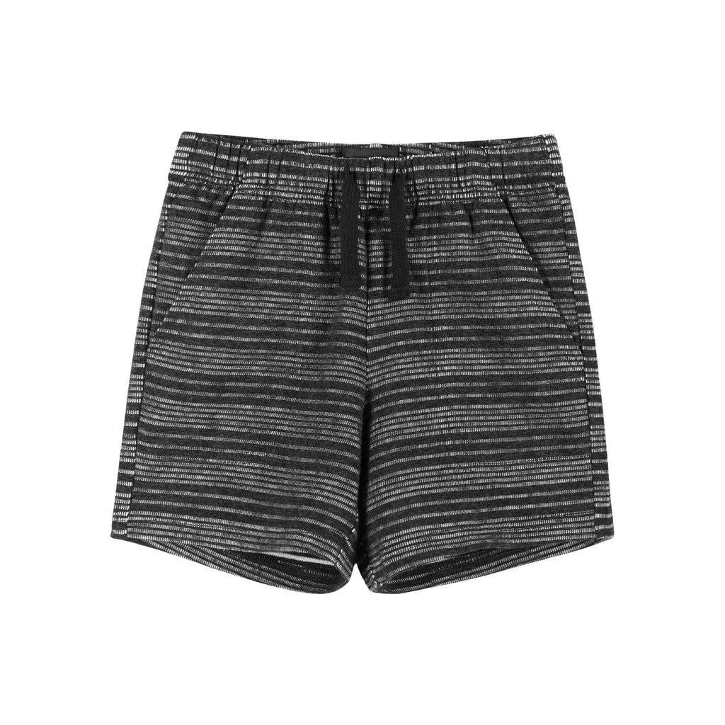 Textured French Terry Shorts | Navy Stripes - Andy & Evan