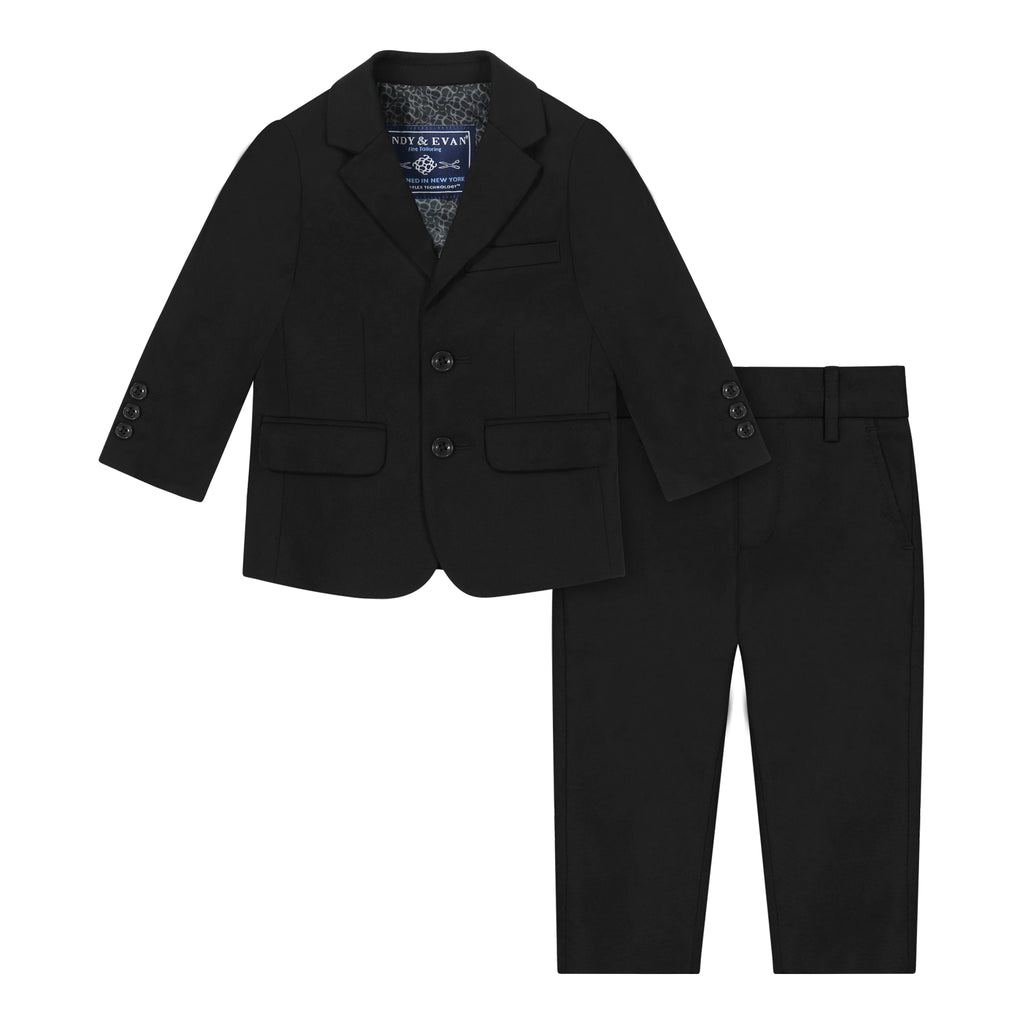 Infant Stretch Suit with Comfy-Flex Technology® | Black - Andy & Evan