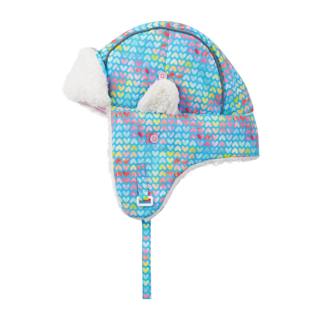 Blue Heart Trapper Hat - Andy & Evan