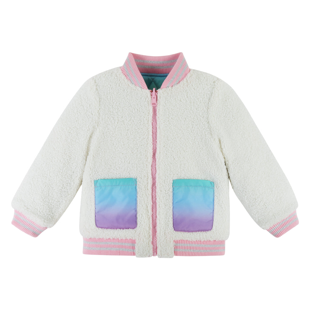 Rainbow Quilted Reversible Bomber Jacket - Andy & Evan