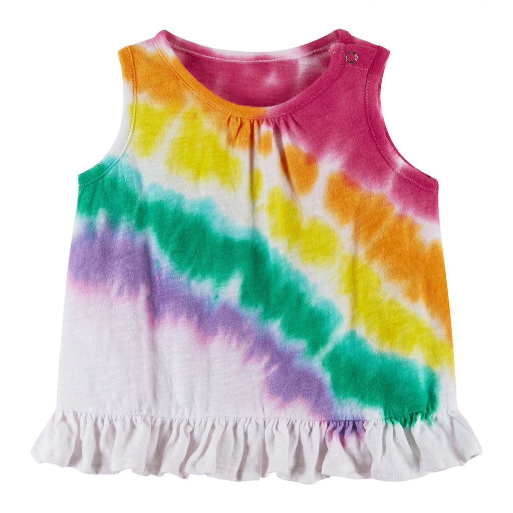 Baby Girl Rainbow Top and Short Set - Andy & Evan