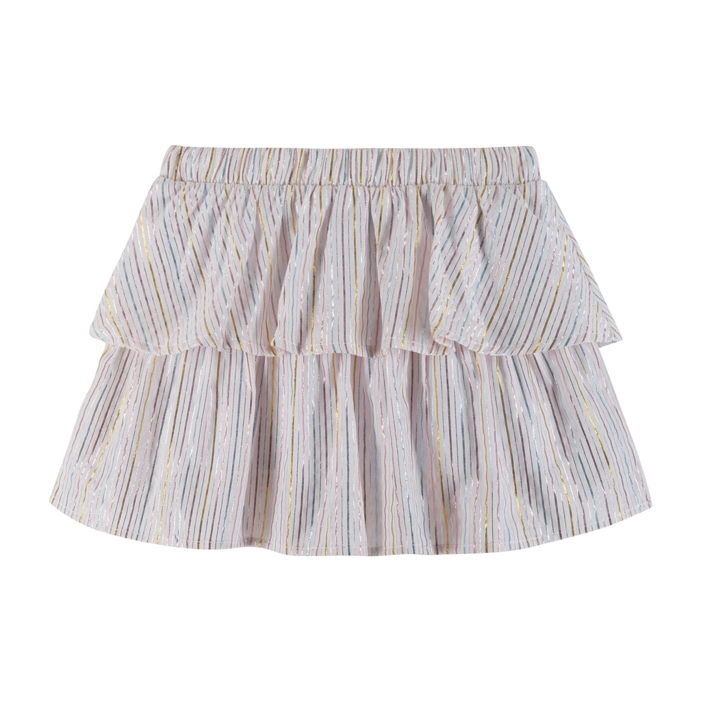 Striped Lurex Top & Skirt Set - Andy & Evan
