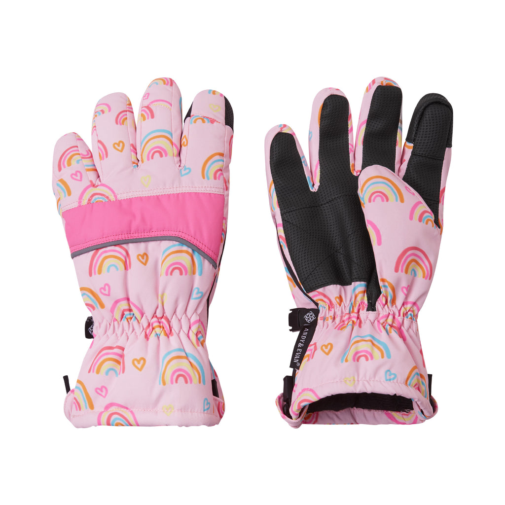 Winter & Ski Glove powered by ZIPGLOVE™ TECHNOLOGY | Pink Rainbows - Andy & Evan