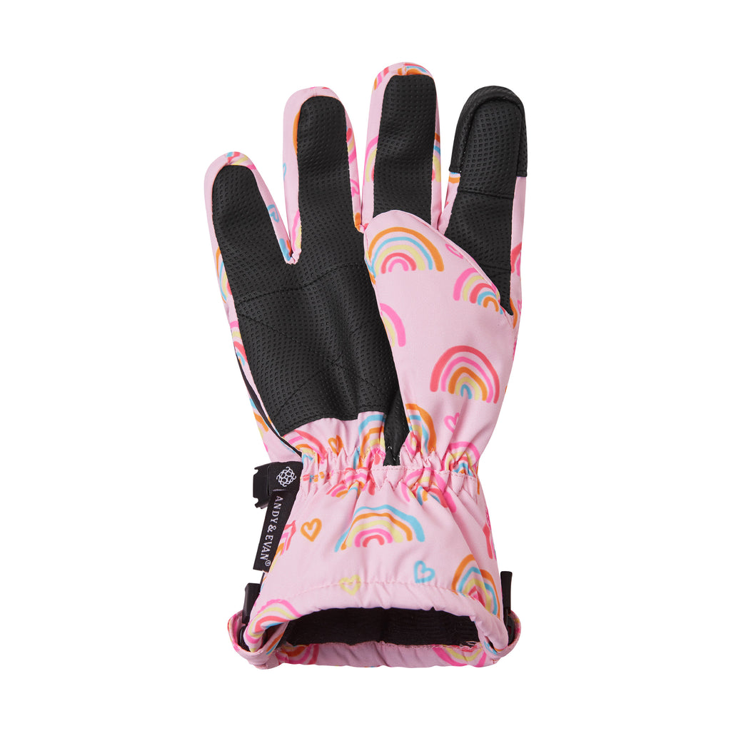 Winter & Ski Glove powered by ZIPGLOVE™ TECHNOLOGY | Pink Rainbows - Andy & Evan