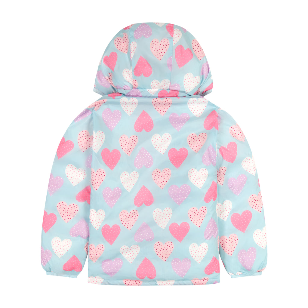 Infant Girls Reversible Puffer | Pink - Andy & Evan