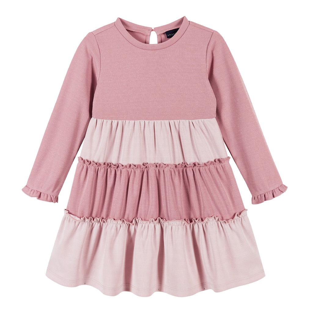 Pullover Knit Dress w/Lurex  | Pink - Andy & Evan