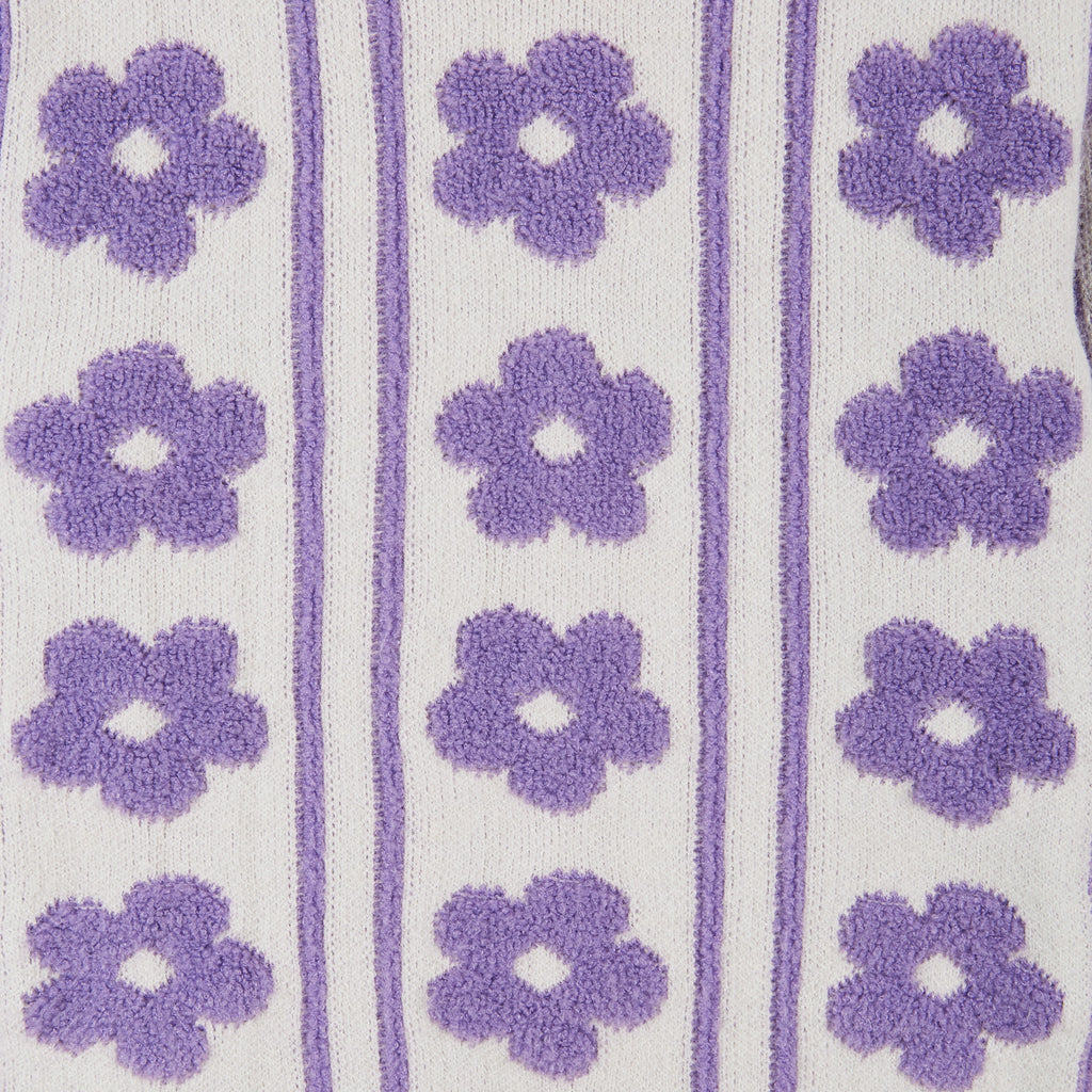 Infant Flower Sweater & Legging Set  | Purple - Andy & Evan