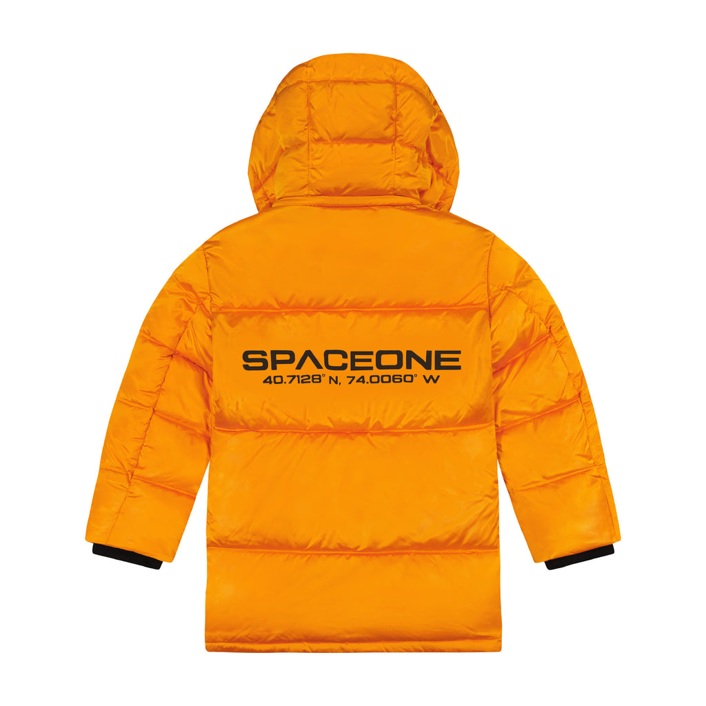 SPACEONE x Andy & Evan® | Galactic Puffer Jacket | Orion Orange - Andy & Evan