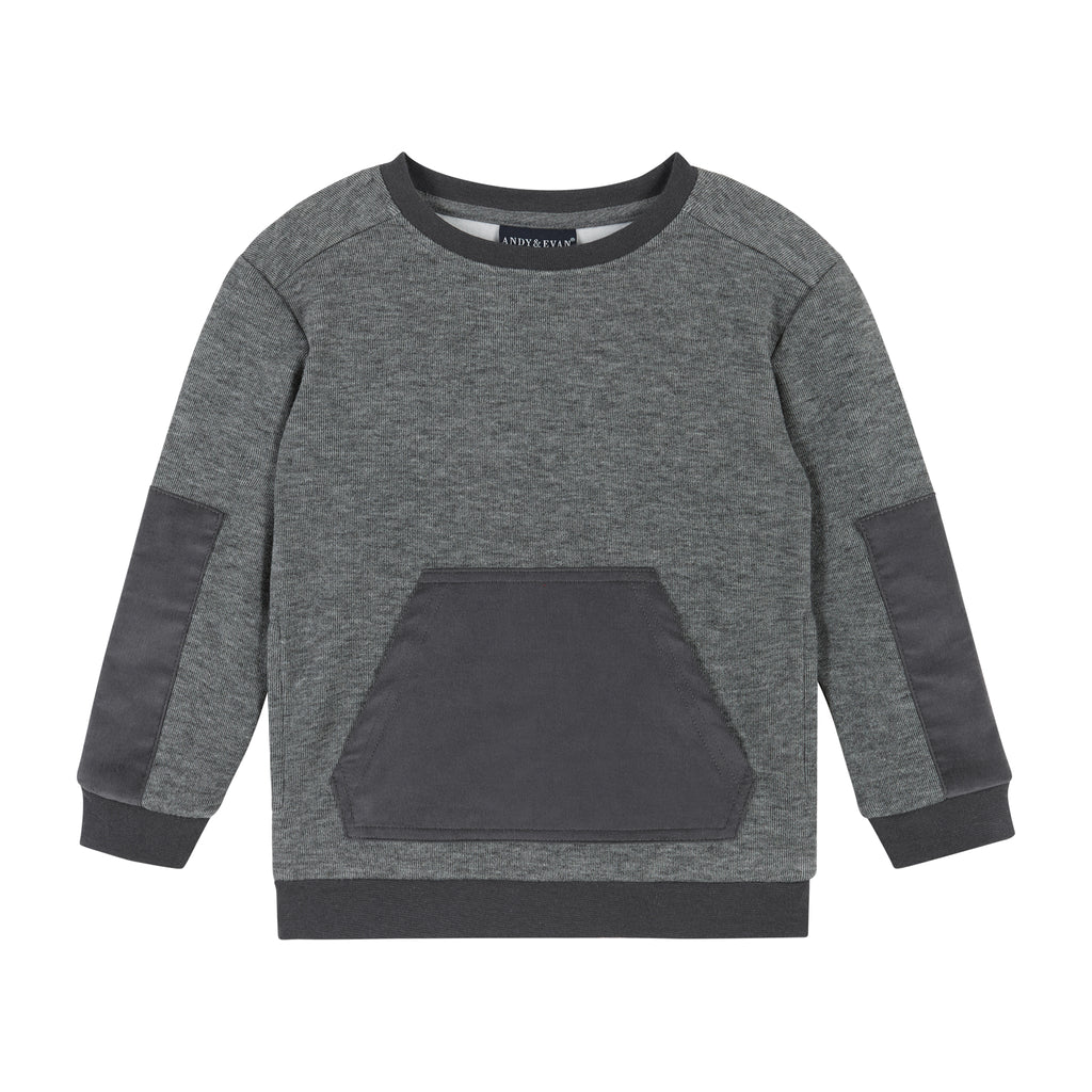 Washed Charcoal Sweat Set  | Grey - Andy & Evan