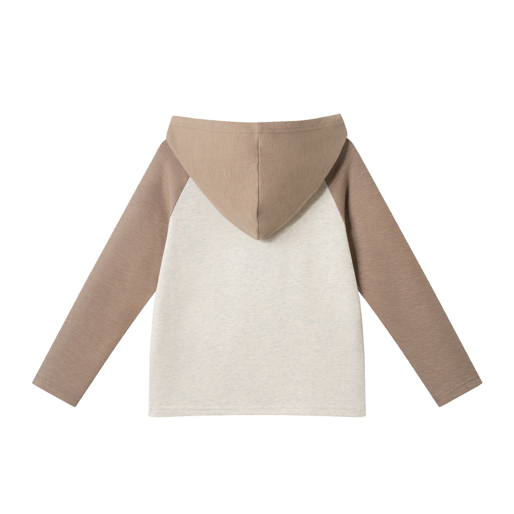 Kids Hooded Long Sleeve Tee | Dog Pilot - Andy & Evan