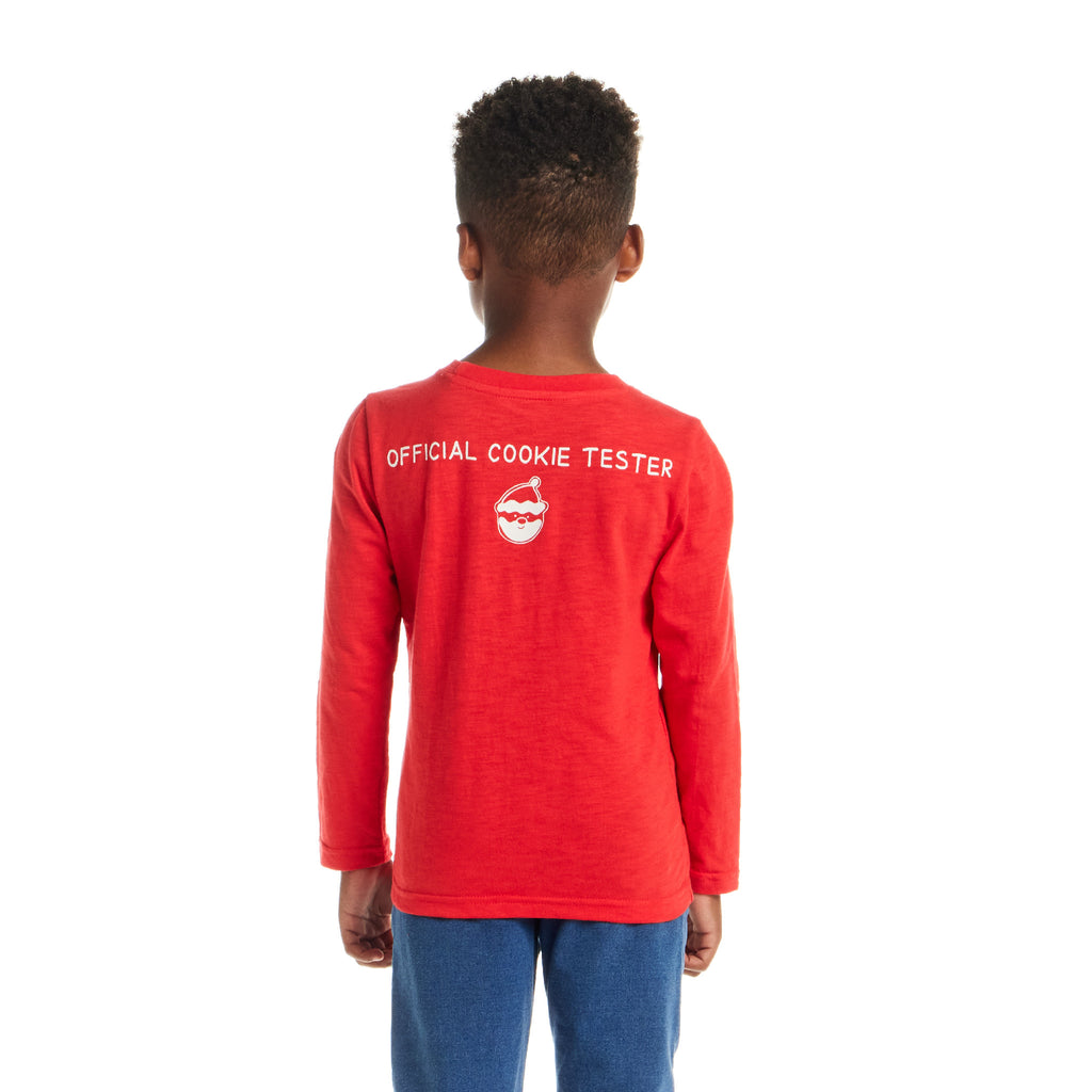 Kids Holiday Graphic Tee | Red Cookies - Andy & Evan