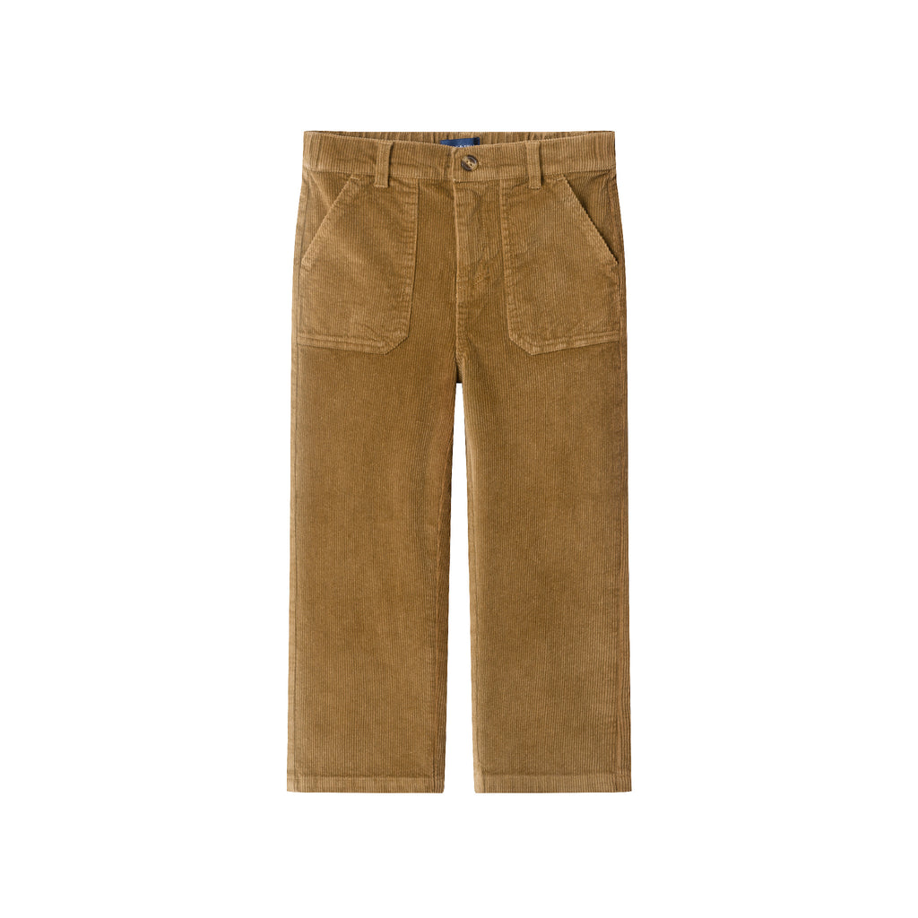 Kids Wide Leg Corduroy Pants | Beige - Andy & Evan