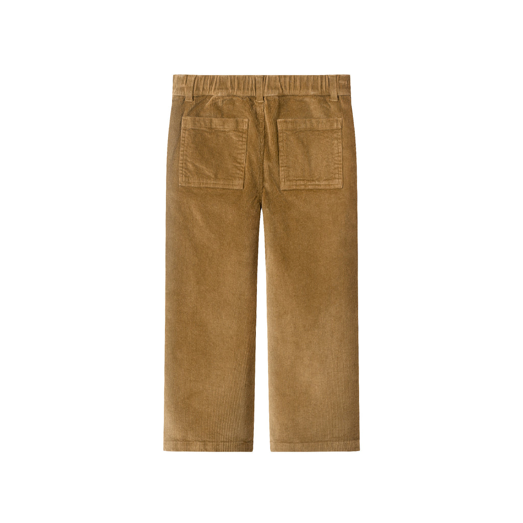 Kids Wide Leg Corduroy Pants | Beige - Andy & Evan