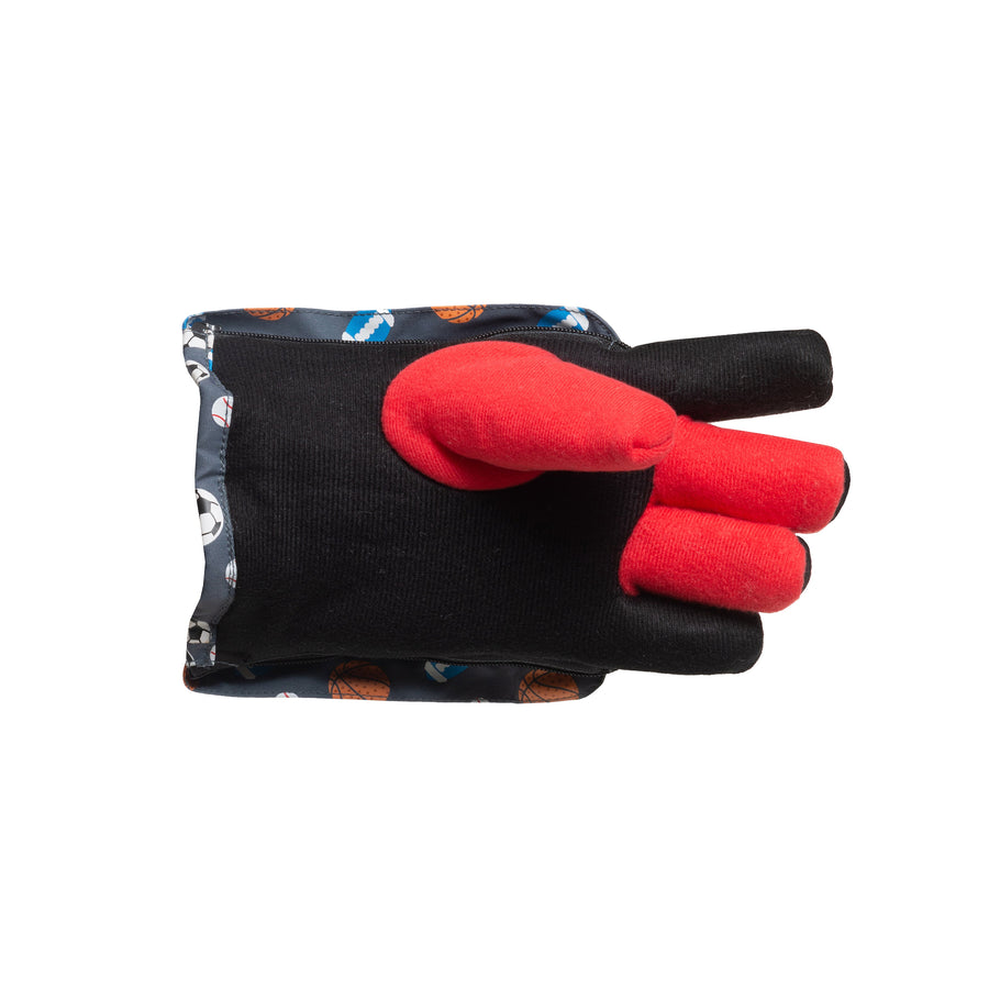 colorkids handschuhe Andy & Evan Toddler Kids Zipper Gloves Grey, Size 5-6