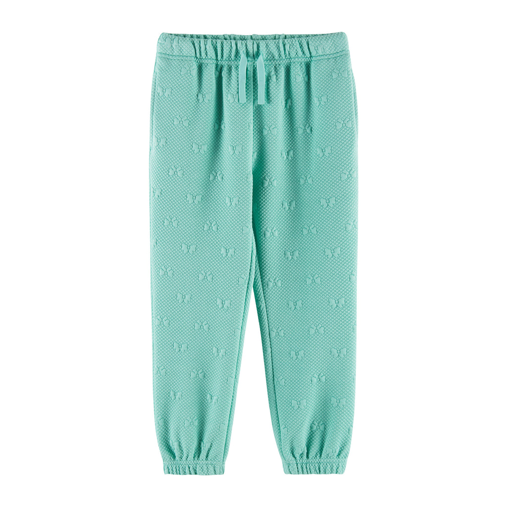 Kids Embossed Lounge Set | Aqua Bows - Andy & Evan