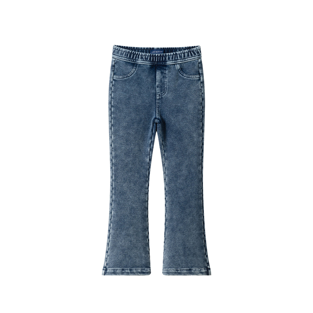 Kids Knit Denim Pant | Mid Wash - Andy & Evan
