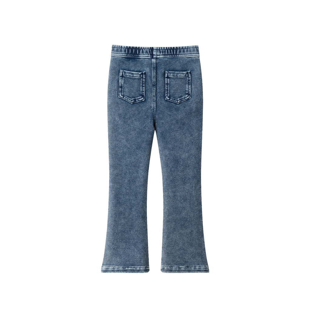 Kids Knit Denim Pant | Mid Wash - Andy & Evan