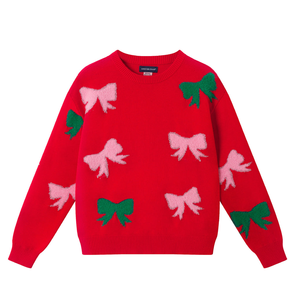Tween (7-16) Sweater | Bow Icons - Andy & Evan