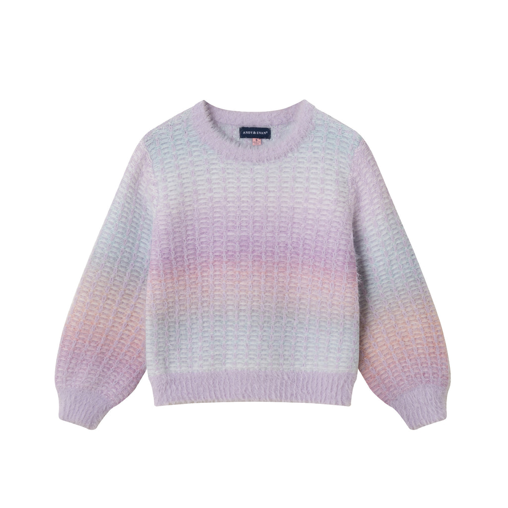 Kids Ombre Sweater | Lavender - Andy & Evan