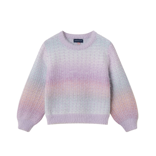 Kids Ombre Sweater | Lavender