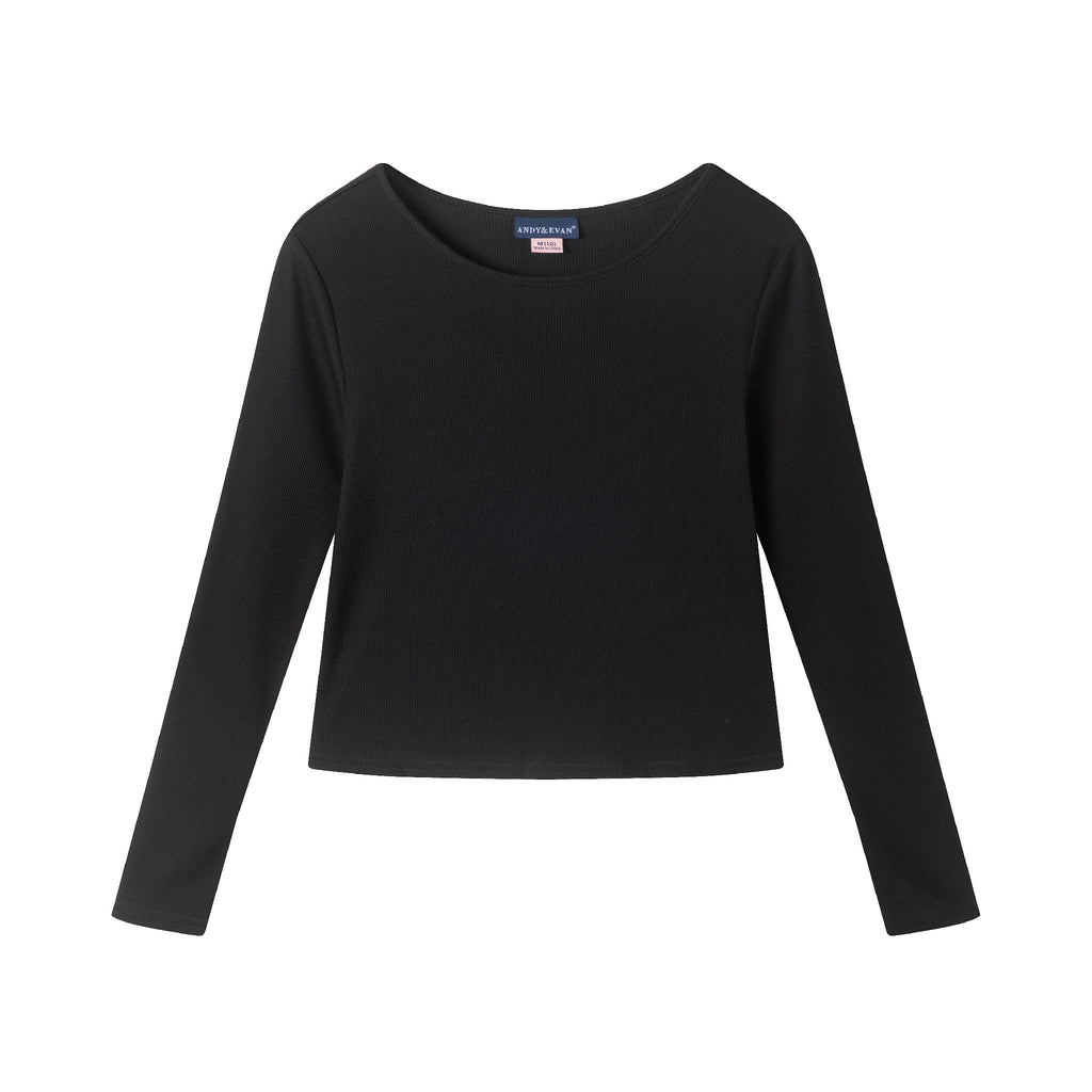 Tween (7-16) Tweed Dress & Rib Tee Set | Textured Twirl - Andy & Evan