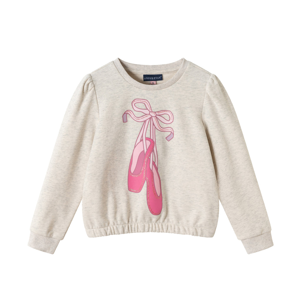 Girls Sweatshirt & Dress Set | Pink Ballerina - Andy & Evan