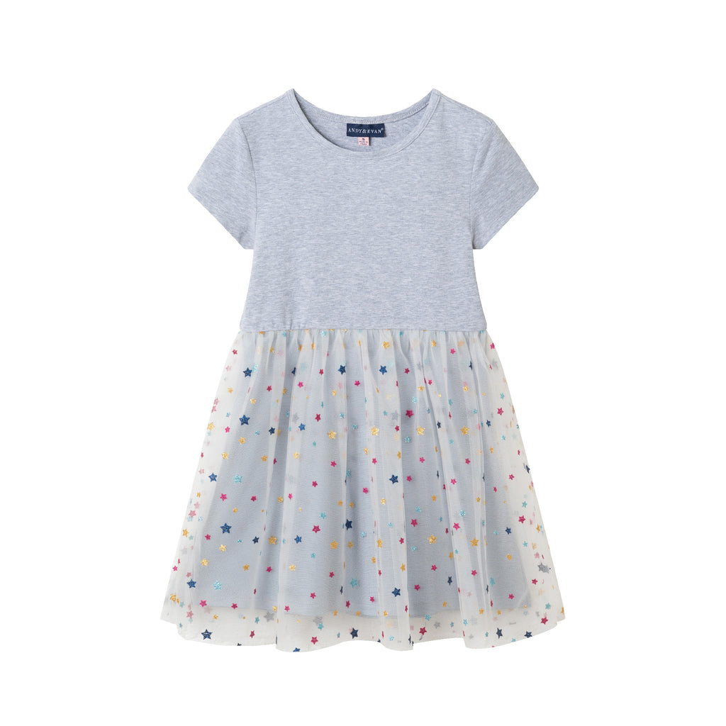 Kids Sweatshirt & Dress Set | Pink Star - Andy & Evan