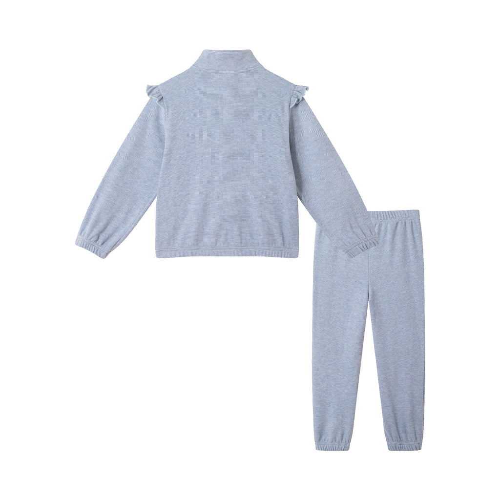 Kids Quarter Zip Sweatshirt Set | Navy - Andy & Evan