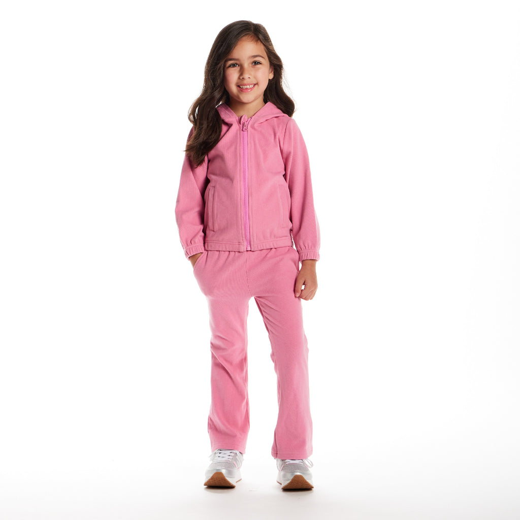 Kids Comfy Hoodie Set | Pink - Andy & Evan