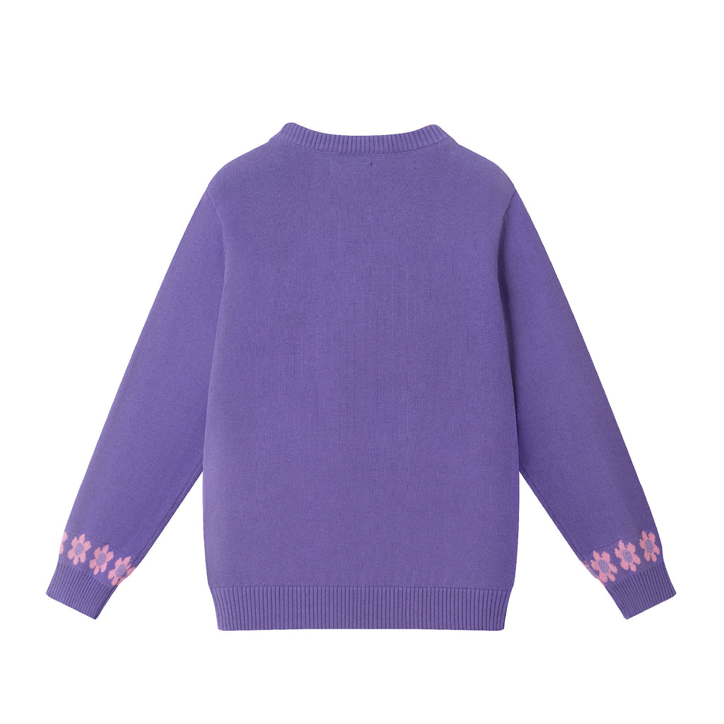 Kids Sweater & Legging Set | Purple Kitty Sunglasses - Andy & Evan