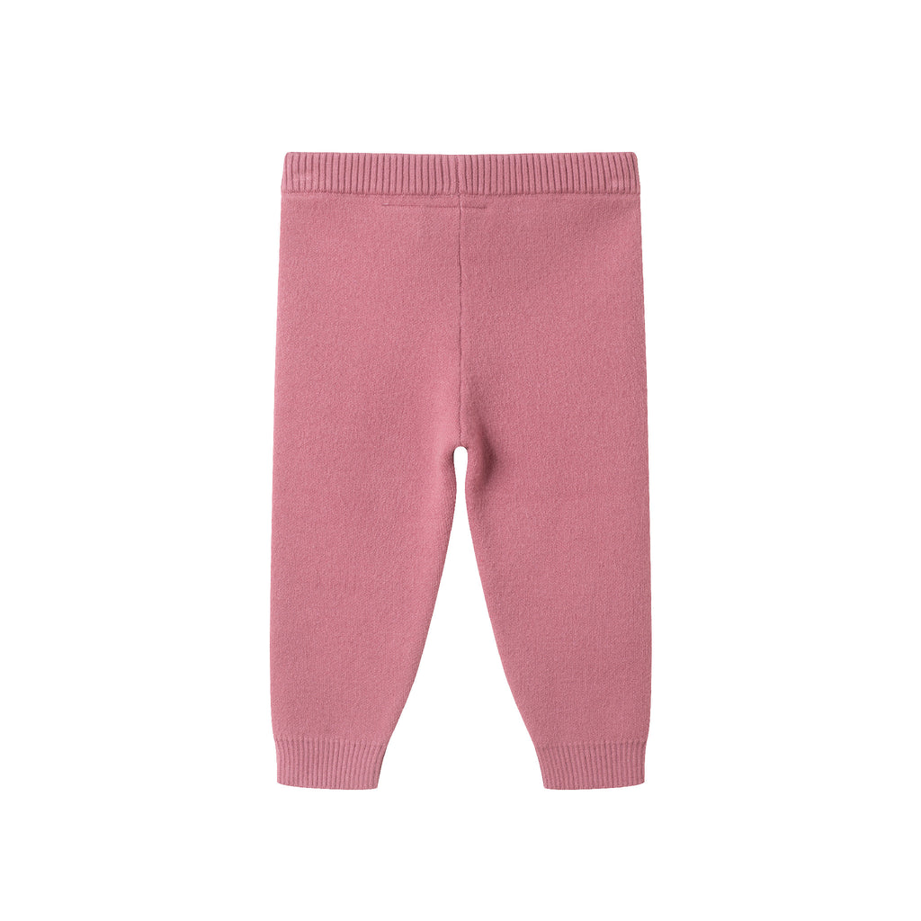 Infant Chenille Sweater Set with Headband | Pink Bows - Andy & Evan