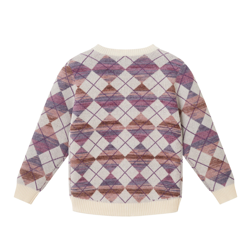 Kids Argyle Sweater & Ribbed Flare Pant Set - Andy & Evan