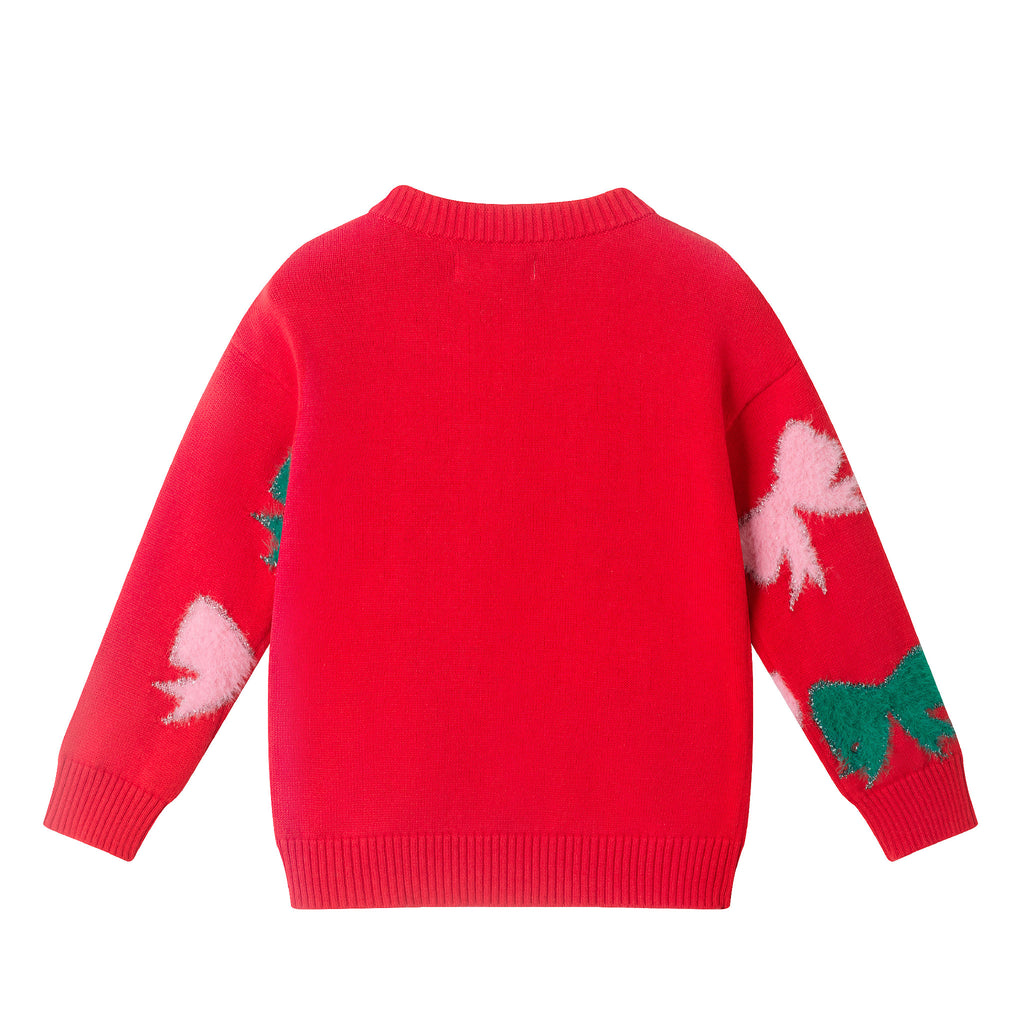 Infant 3-Piece Sweater Set | Red Bows - Andy & Evan