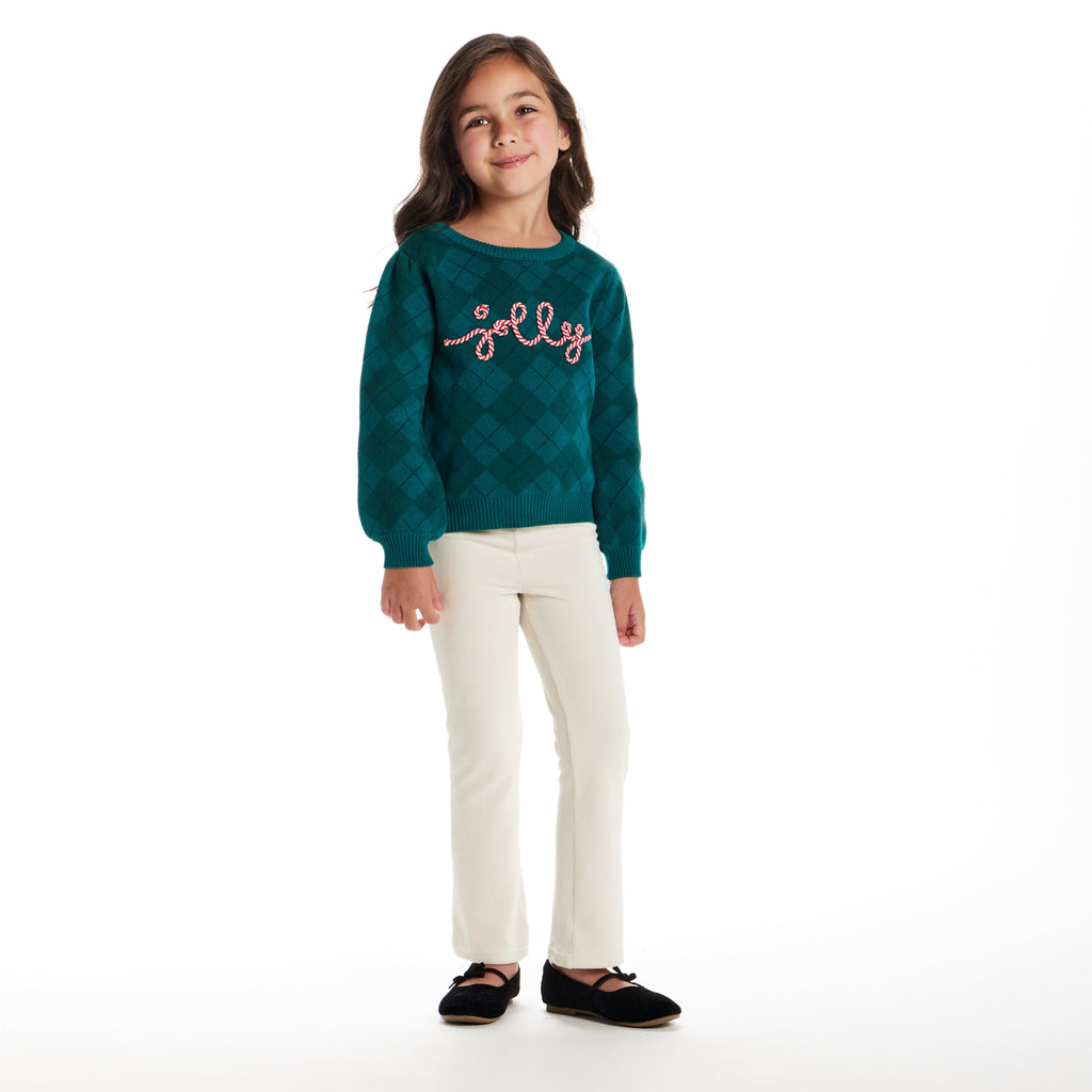 Kids Sweater & Legging | Green Jolly - Andy & Evan