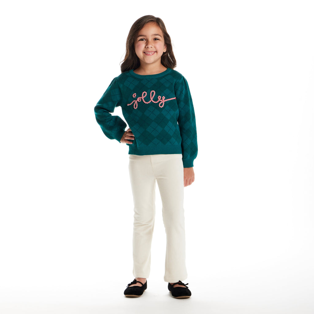 Kids Sweater & Legging | Green Jolly - Andy & Evan