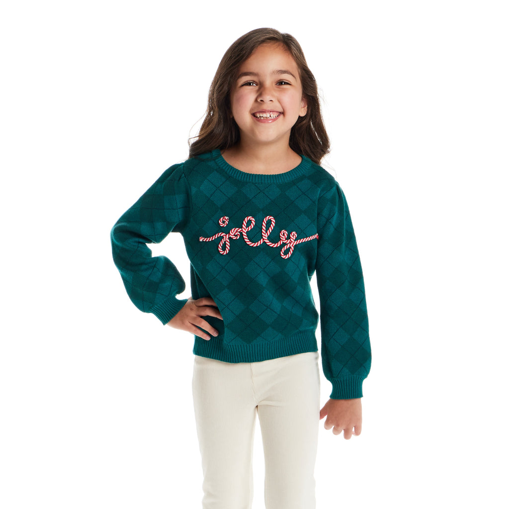 Kids Sweater & Legging | Green Jolly - Andy & Evan