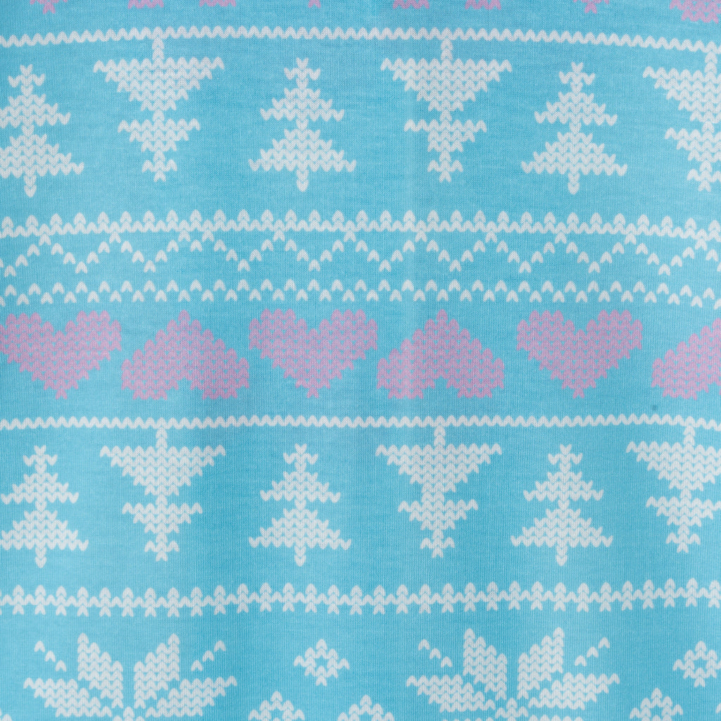 Kids Holiday Pajama Set | Snowflakes & Hearts - Andy & Evan