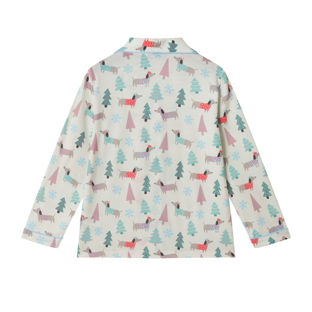 Kids Holiday Pajama Set | Bark the Halls - Andy & Evan