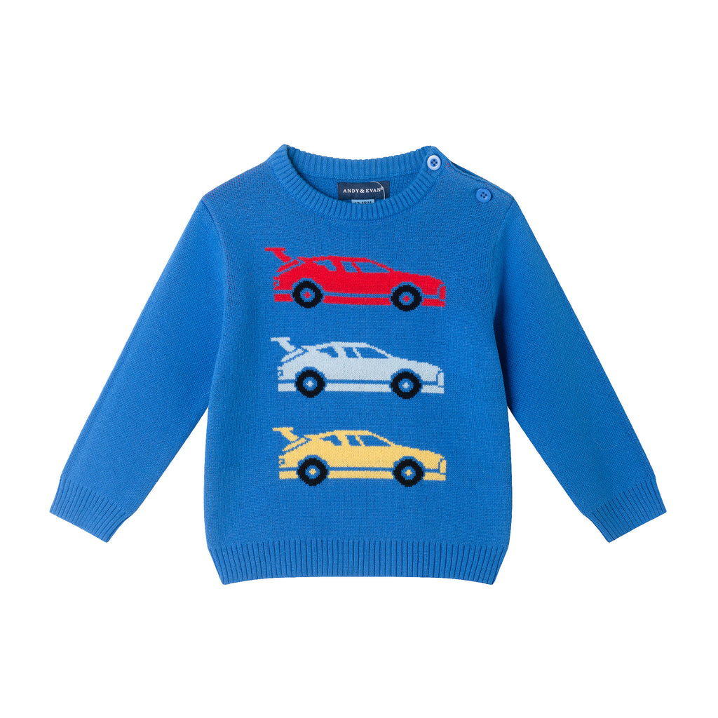 Infant Sweater Set | Blue Racecar - Andy & Evan