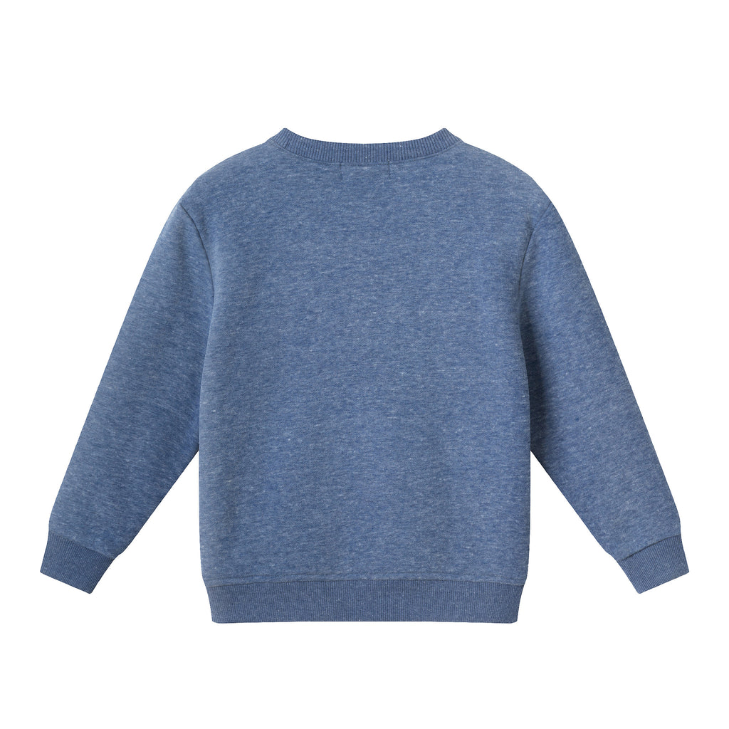 Kids Applique Sweatshirt | Navy Polar Bear - Andy & Evan