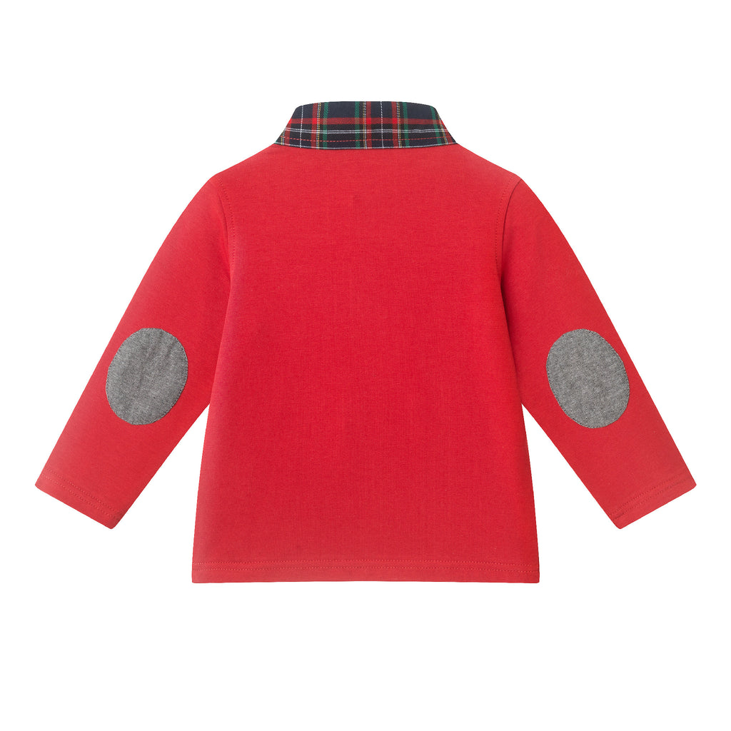 Infant Polo Shirt & Jogger Set | Red - Andy & Evan