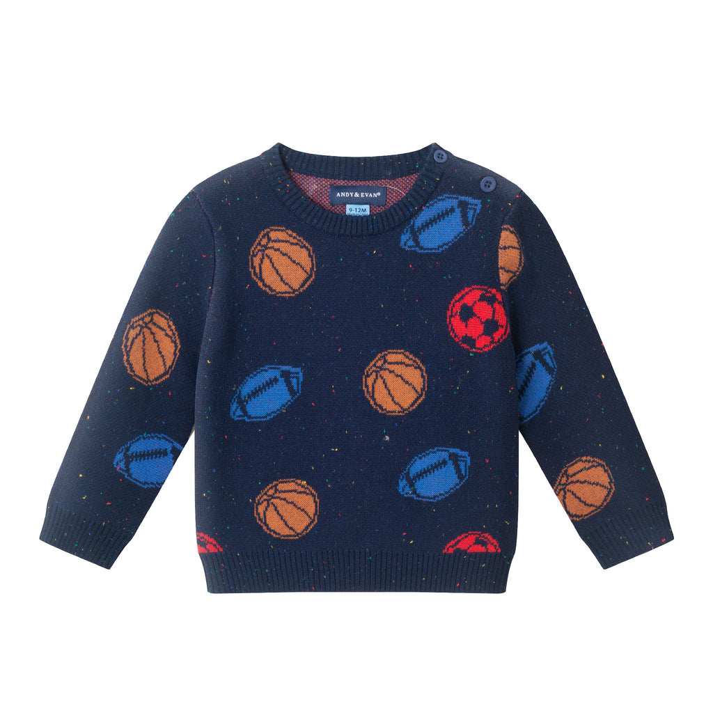Infant Baby Sweater Set | Navy Sports - Andy & Evan
