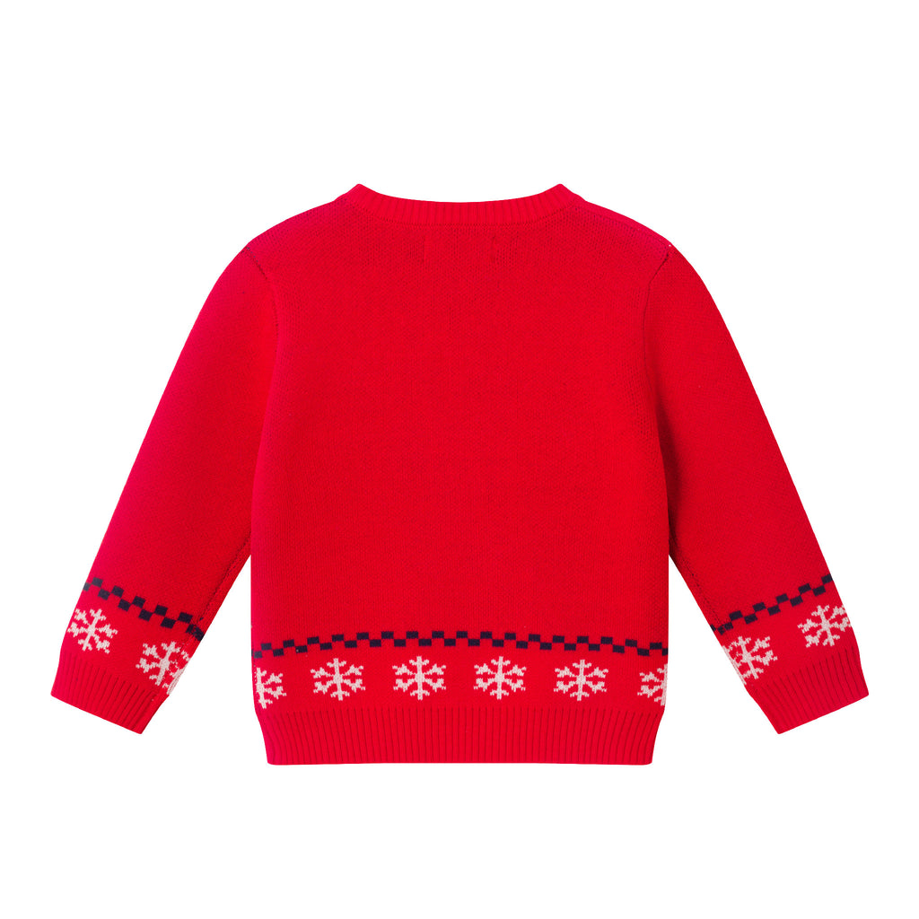 Infant Fair Isle Sweater Set | Red Dino - Andy & Evan
