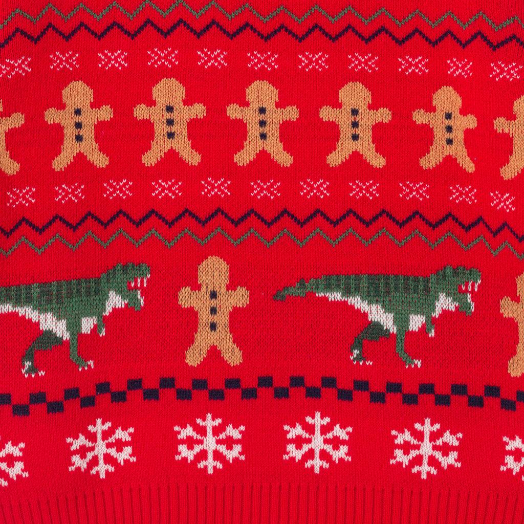 Infant Fair Isle Sweater Set | Red Dino - Andy & Evan