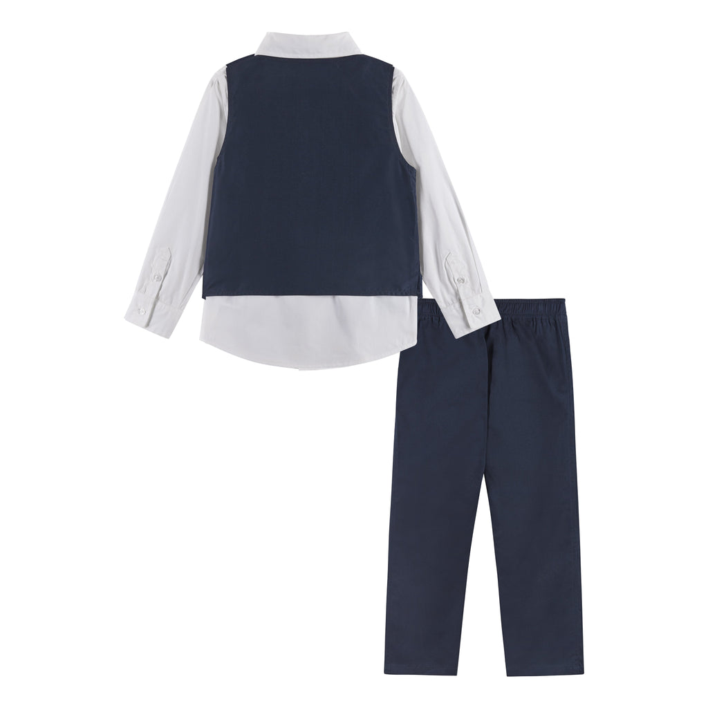 Kids 4-Piece Vest Set | Navy - Andy & Evan