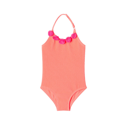 Kids (2-6x) One Piece Swim Suit | Orange